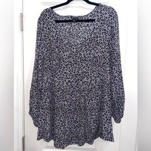 Torrid Leopard Peplum Top